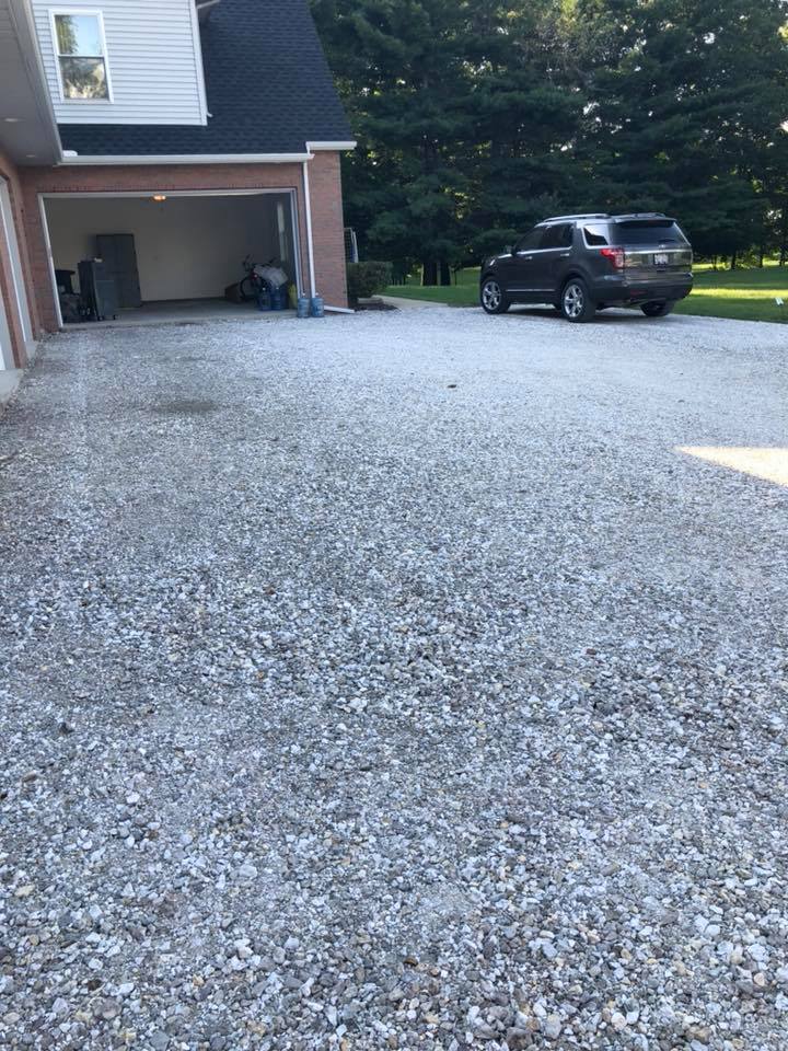 Stone Driveway | East Peoria, IL | Pete George & Son Blacktop