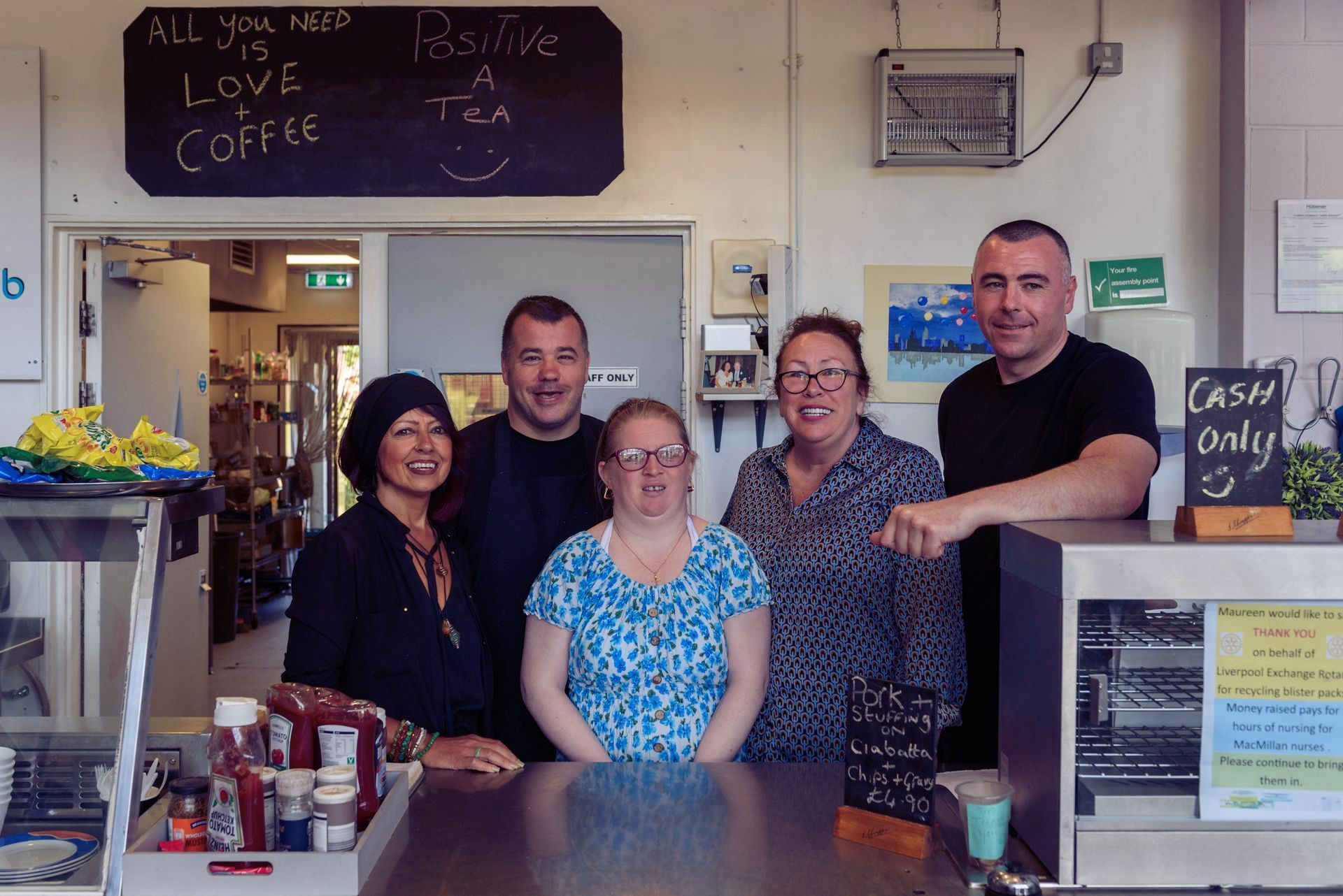 The fabulous team at Valley Hub Community Cafe