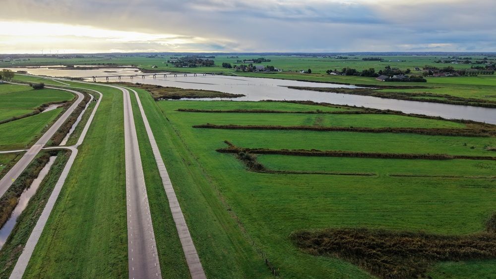 Landschap dronefotografie