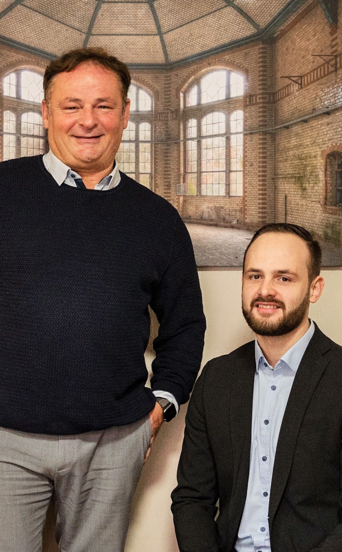 Vater-Sohn-Duo Thomas Hack und Jonathan Grunwald