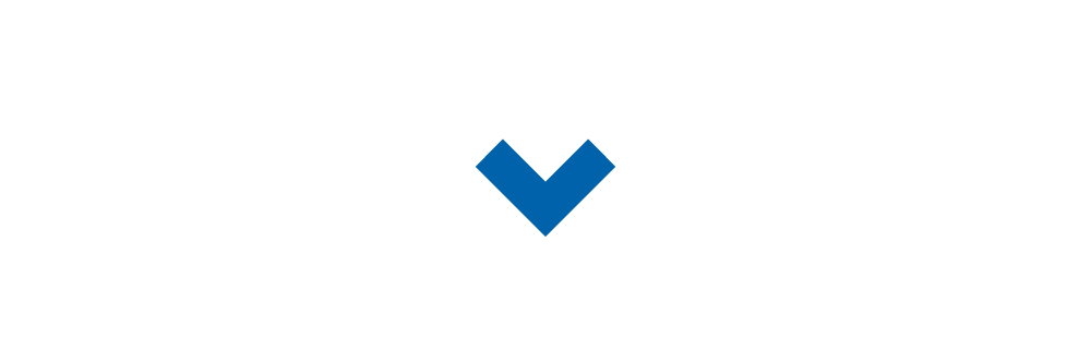 A blue arrow pointing up on a white background.