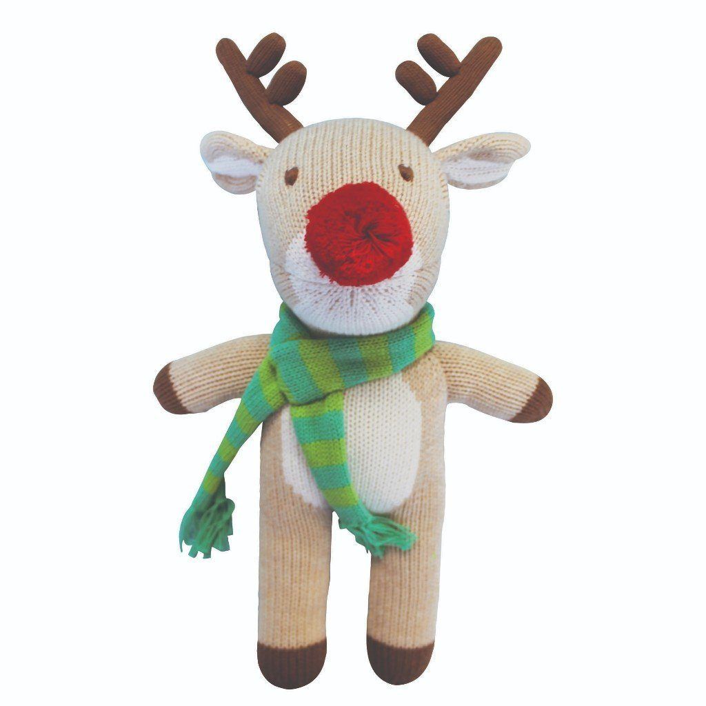 Rooney the Reindeer Knit Doll