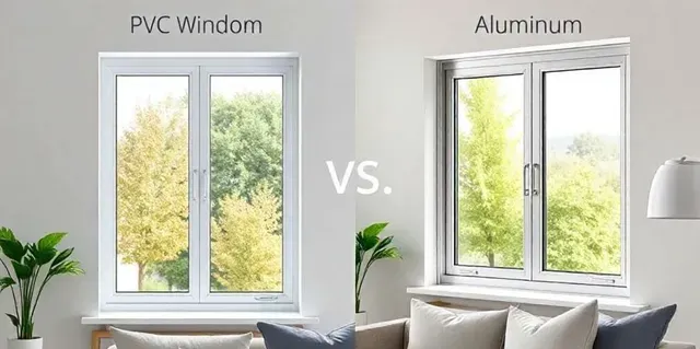 ¿Qué es mejor, ventanas de PVC o aluminio? 