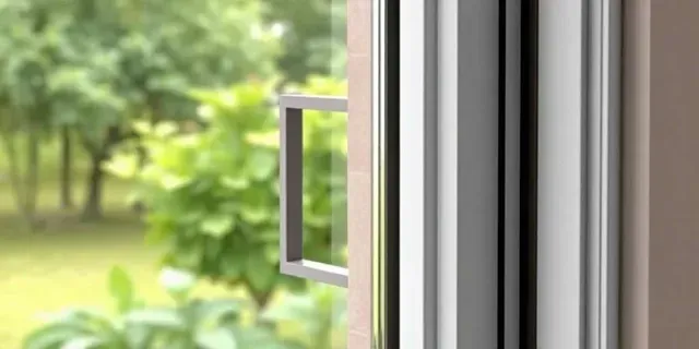 Ventana de aluminio con doble acristalamiento