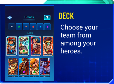 Deck Heroes description of the KOGs: QUEST! gameplay