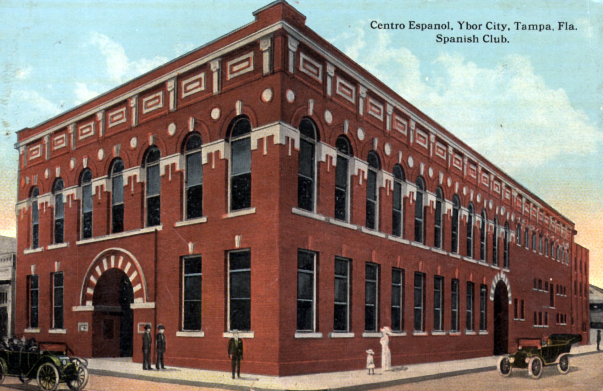 Red brick building, 