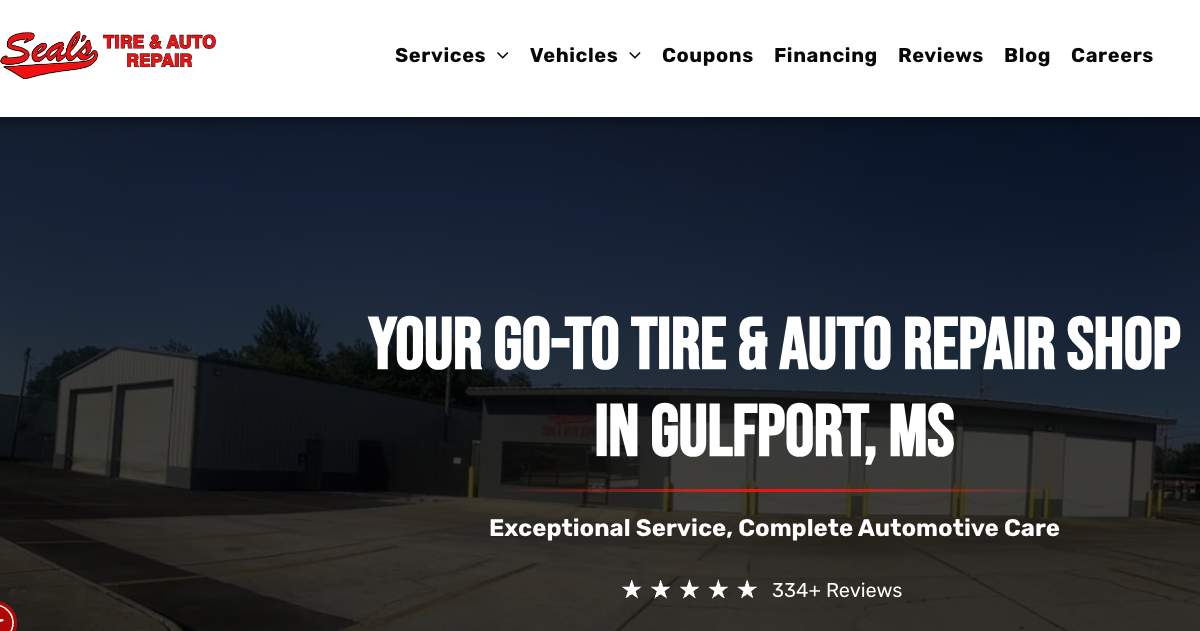 Auto Repairs Gulfport, MS Seal's Tire & Auto Repair