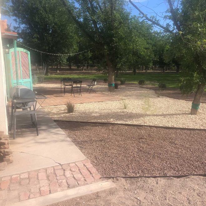 Clean Backyard — Las Cruces, NM — CN Landscaping