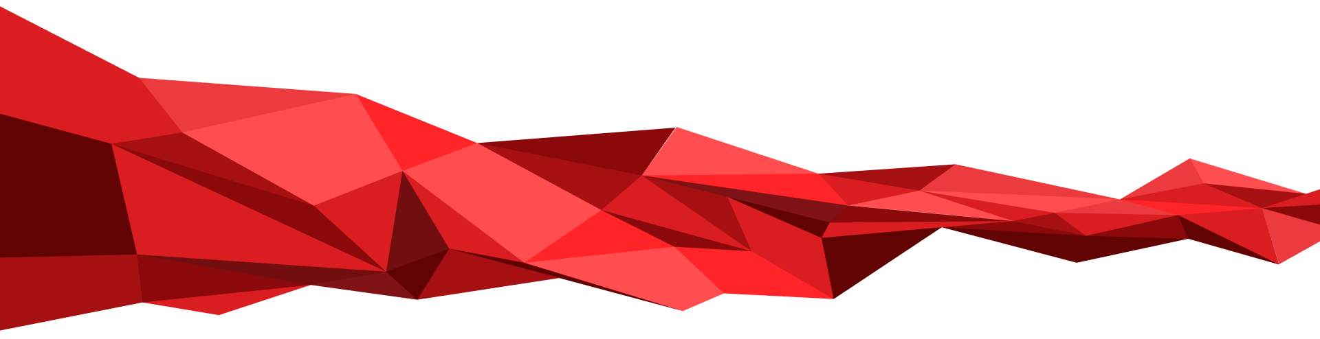 Red, geometric, ribbon-like shape on a white background. | Dave Muller Automotive & Trailer