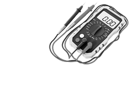 Multimeter showing 0.00 with black probes. | Dave Muller Automotive & Trailer