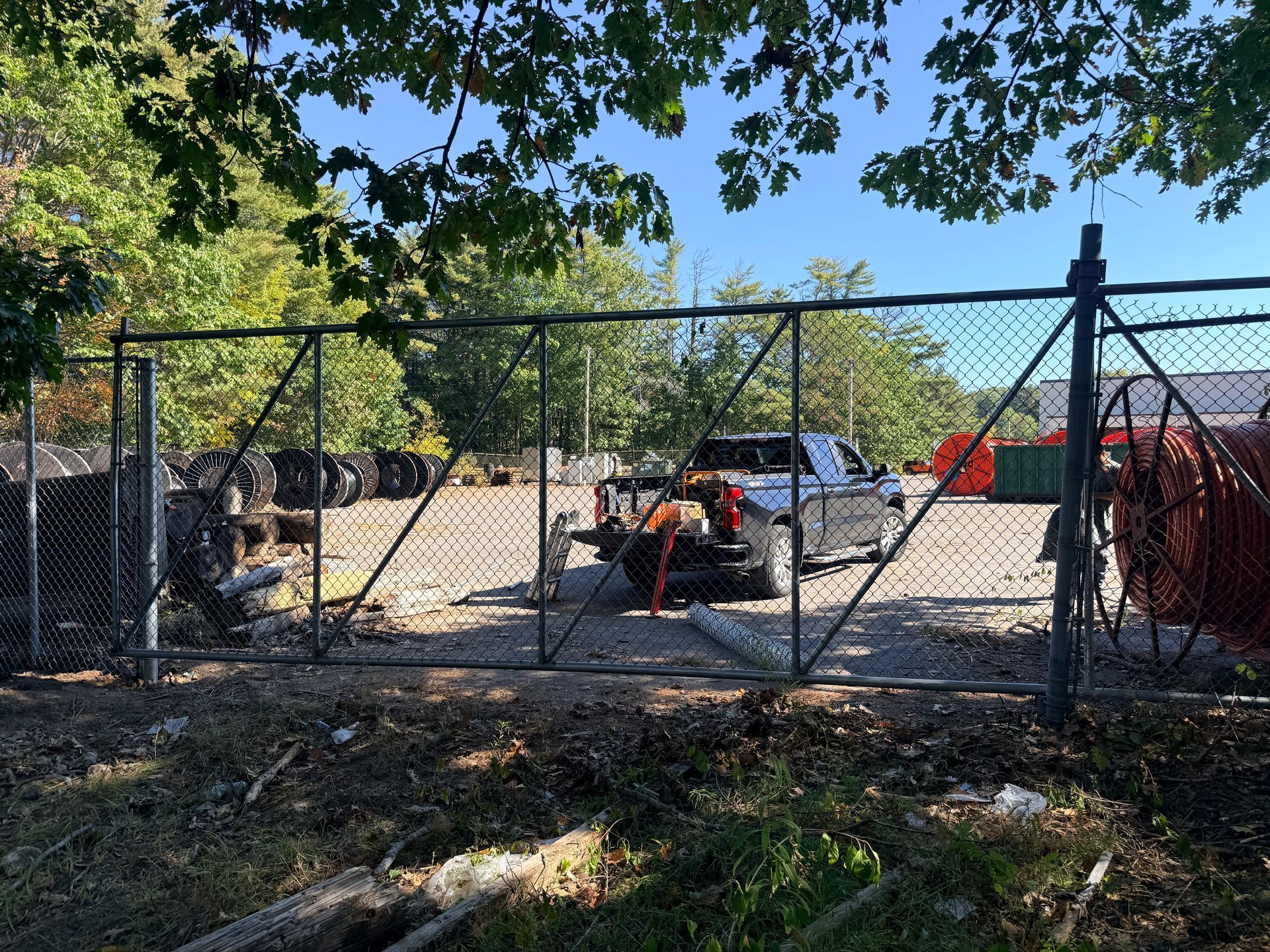 Portland Maine rolling gate completed repair pic #2