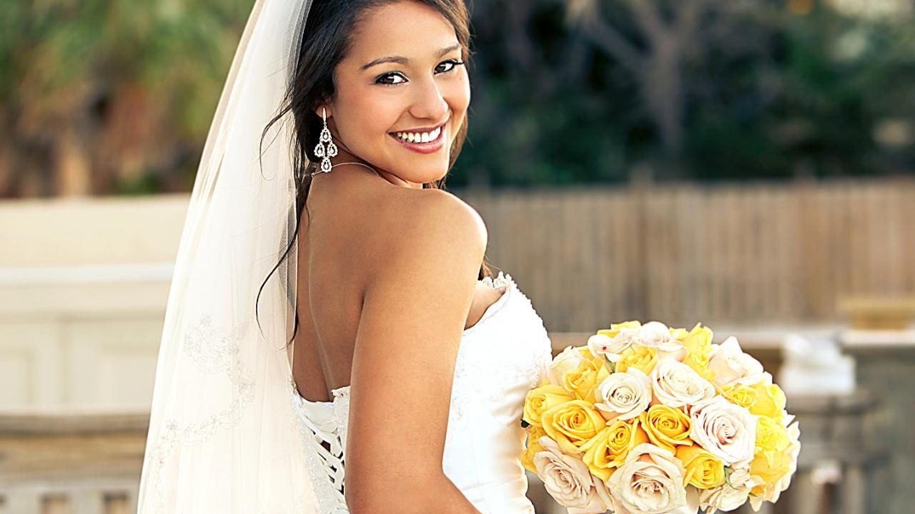 wedding day hairstyle