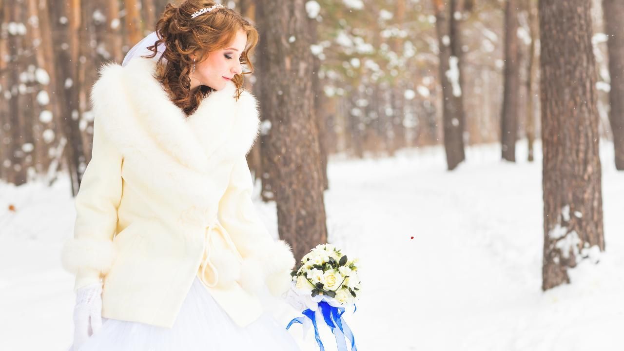 winter wedding hair
