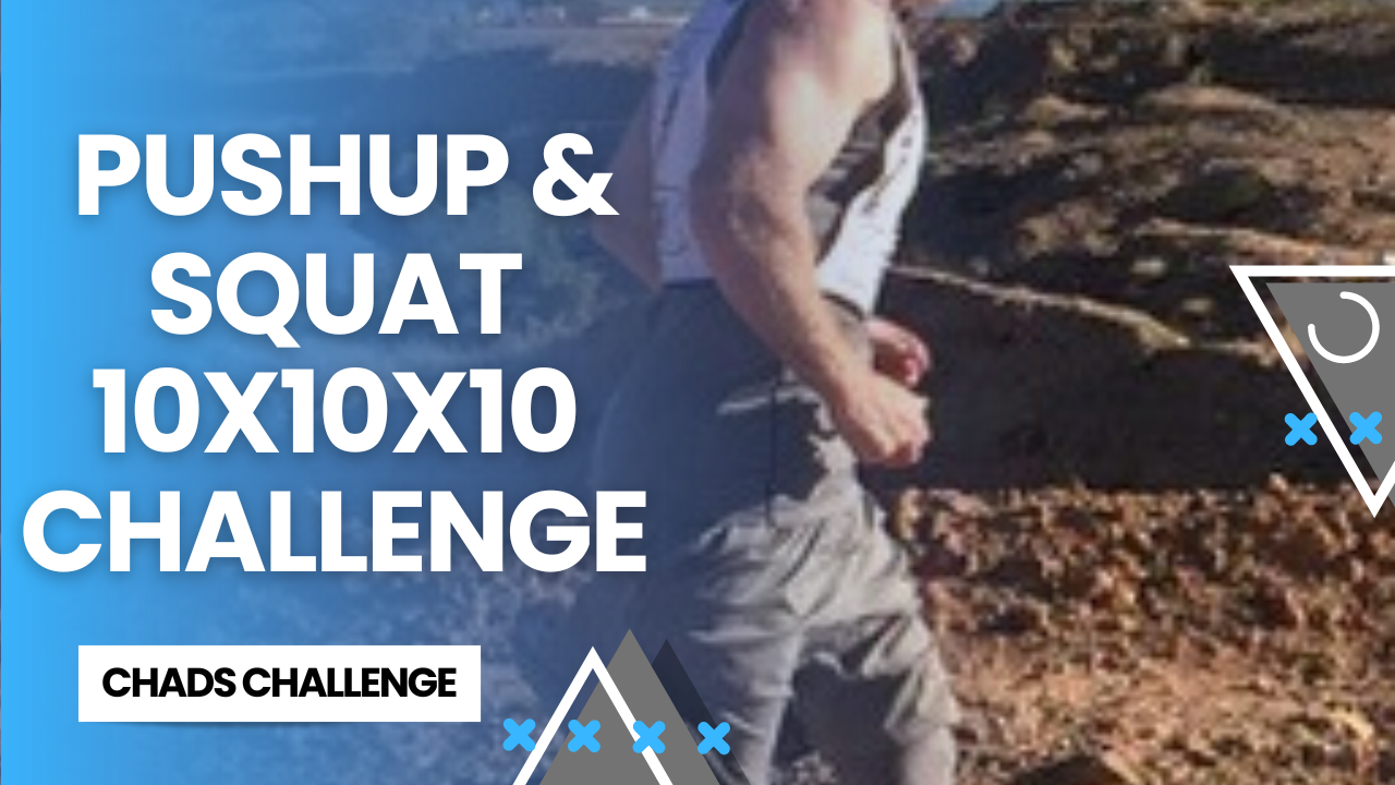 Pushup & squat 10x10x10 challenge