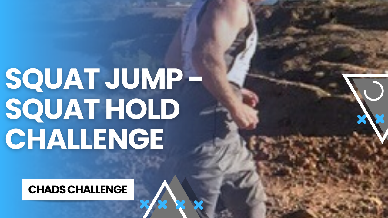 squat jump  - squat hold challenge