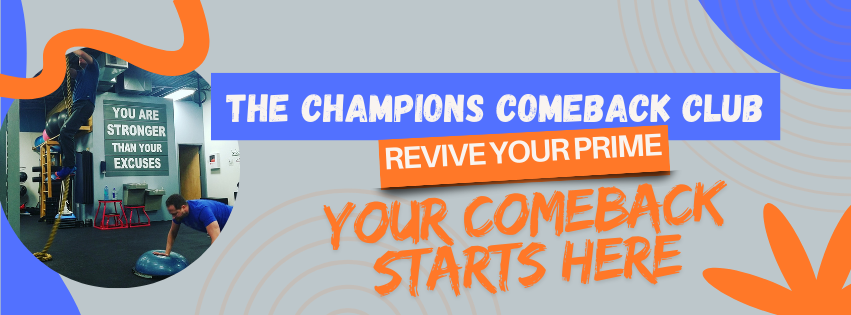 The champions comeback club revive your prime your comeback starts here