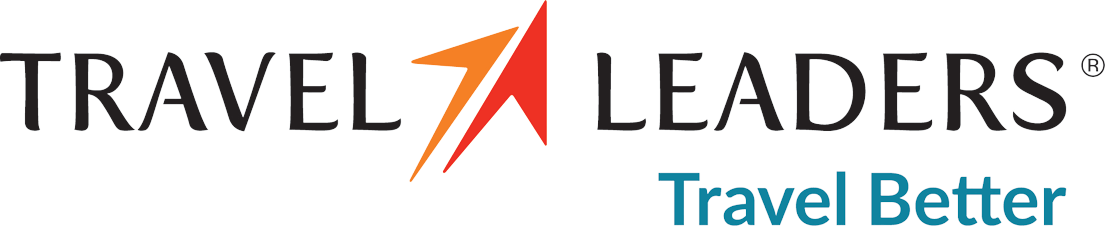 Travel Leaders logo with a star icon and the tagline 