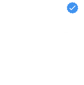 Blue checkmark icon.