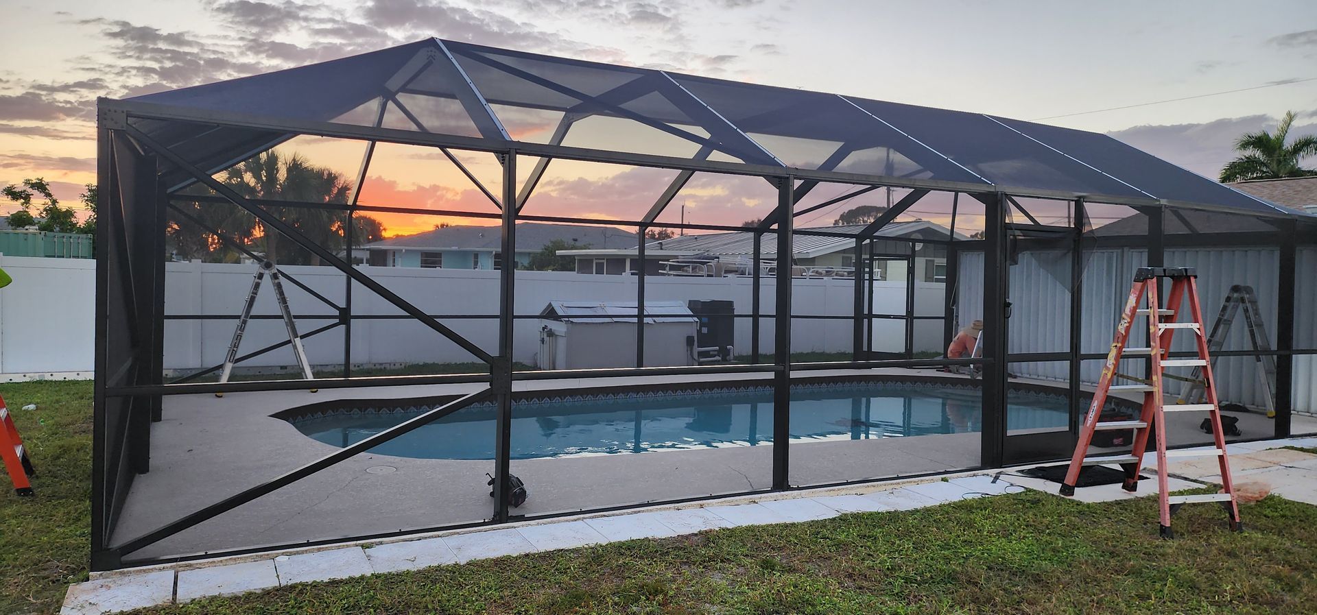 Pool Cage Construction in Englewood, FL