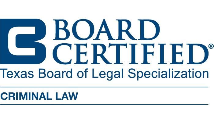 Board Certified Texas Board of Legal Specialization Criminal Law