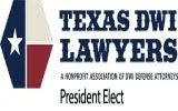 Texas DWI Lawyers logo, President elect