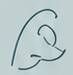 Simple line drawing of a smiling bird with a long beak on a light background