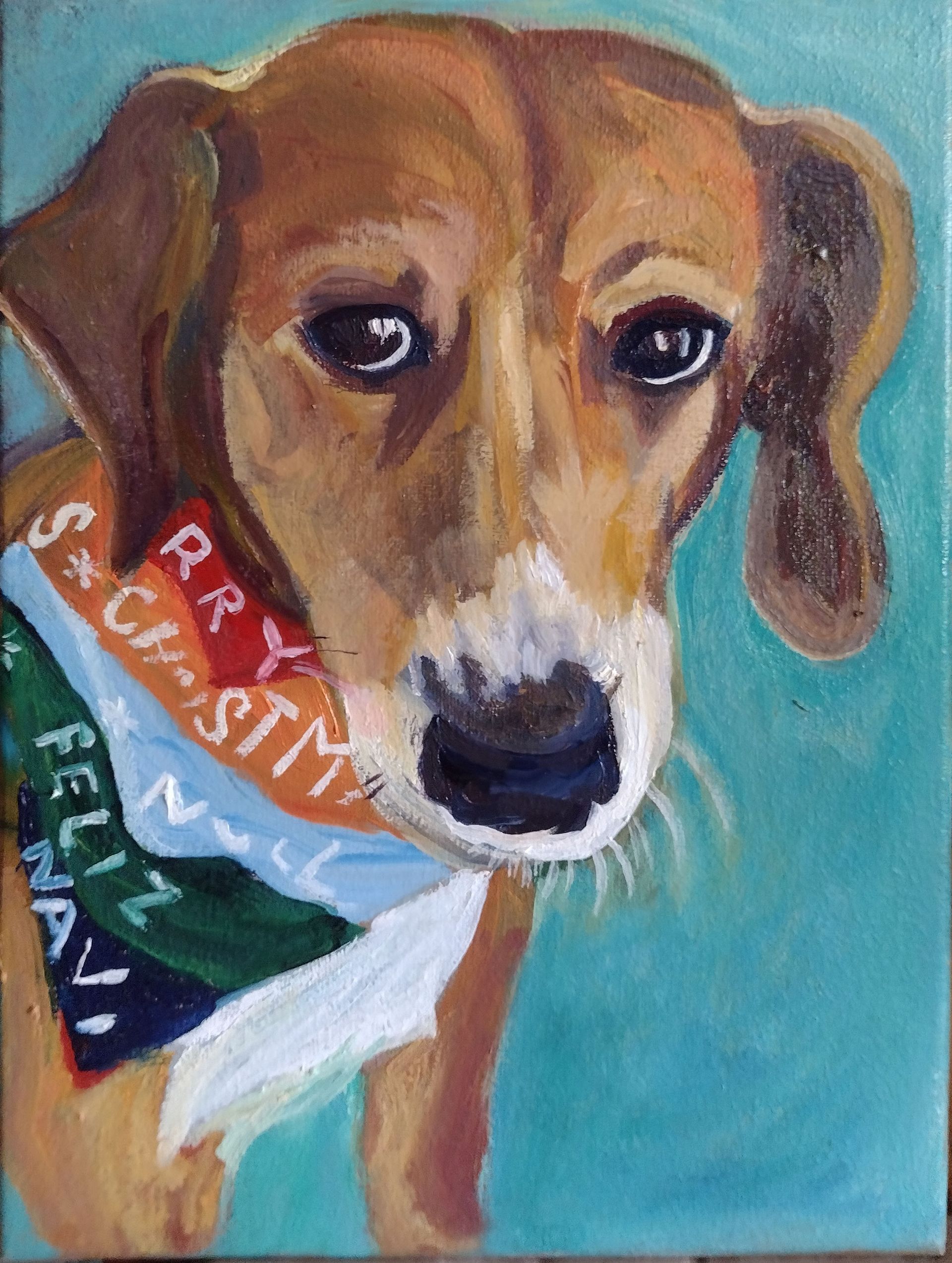 A Painting of a dog