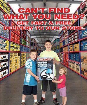 Children Holding Utility Vacuum — Massillon, OH — Kamph’s Hardware and Plumbing Services