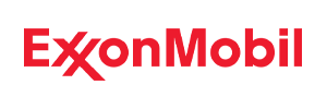 ExxonMobil logo in red text.