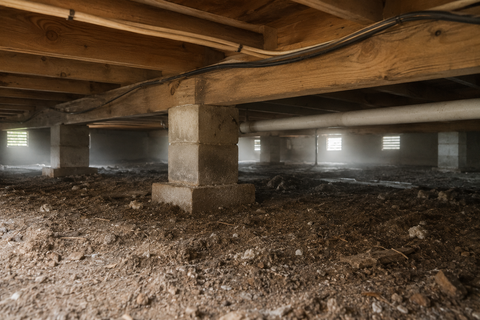 Crawlspace Mold in Jacksonville