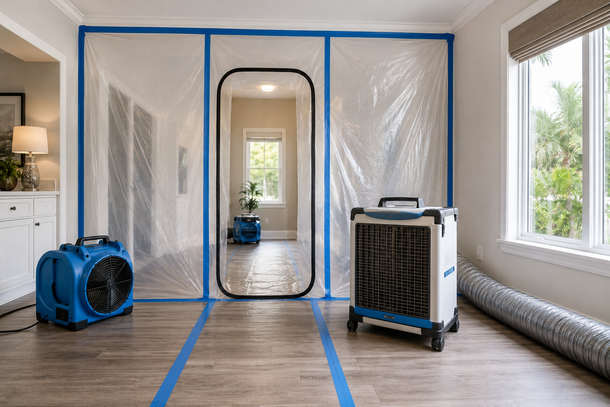 Complete mold remediation services to safely remove contamination and restore affected areas.