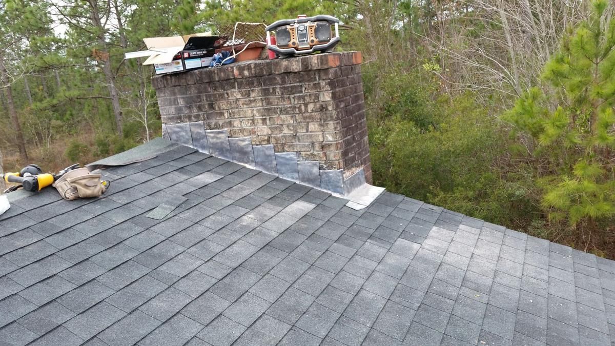Emergency roof repair Wilmington NC for storm damage, leak damage, or chimney repair.