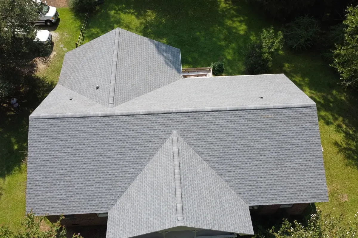 New GAF lifetime architectural shingle roof replacement in Wilmington, NC