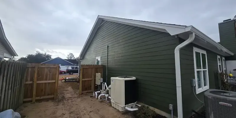 Vinyl siding installation in Wilmington NC with clean trim lines and exterior system upgrades