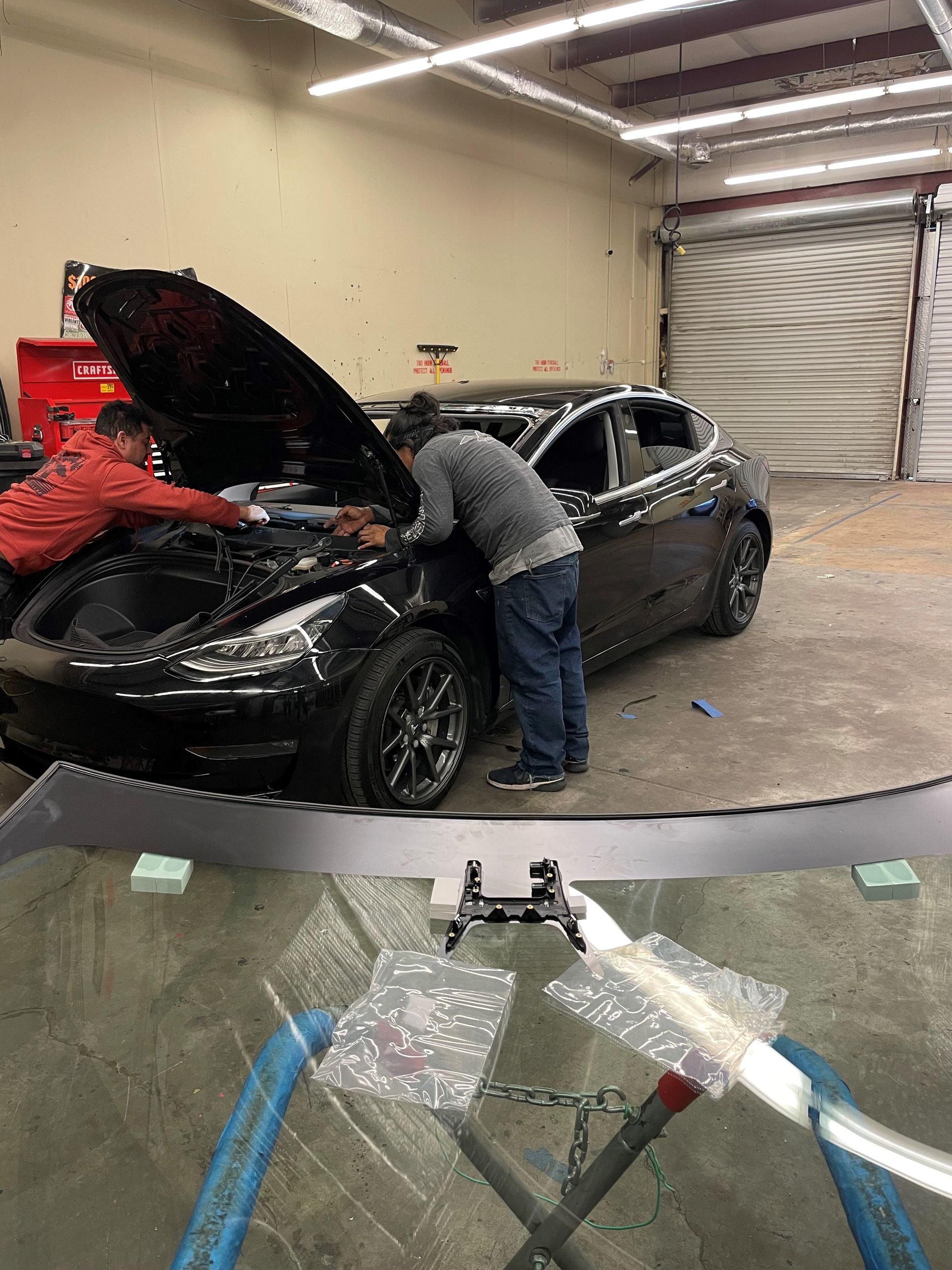Replacing a Windshield On a Tesla in Snellville, GA