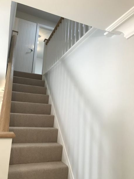 Painters and Decorators Glasgow -  staircase painted white