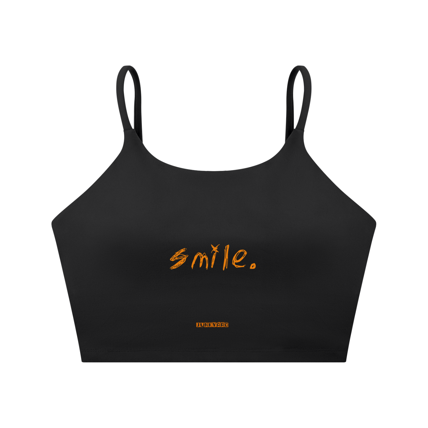 Smile Spaghetti Strap Yoga Sports Bra (