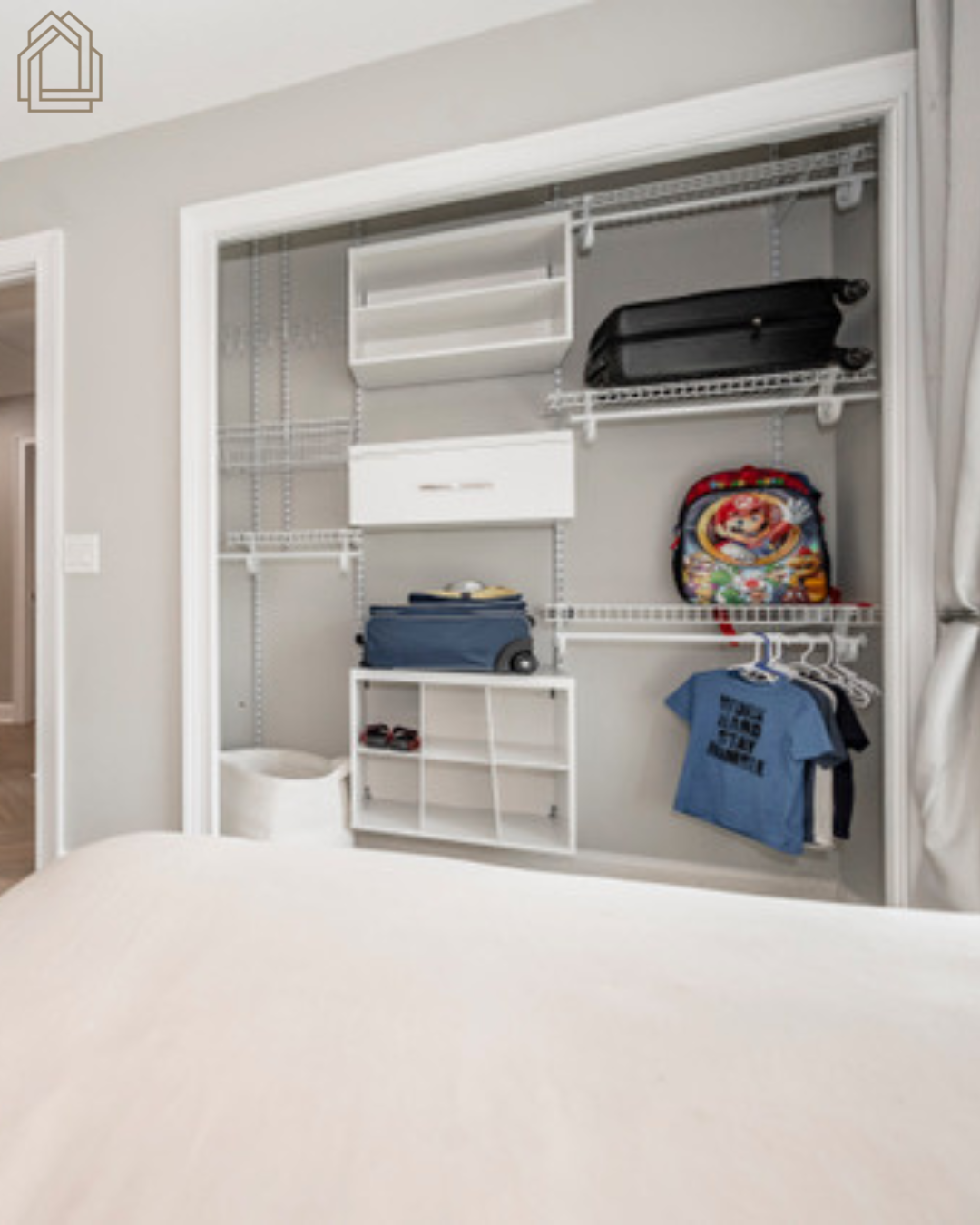 closet organization system
custom closet storage
closet shelving
built in closet
storage solutions
custom cabinetry
walk in closet
home organization