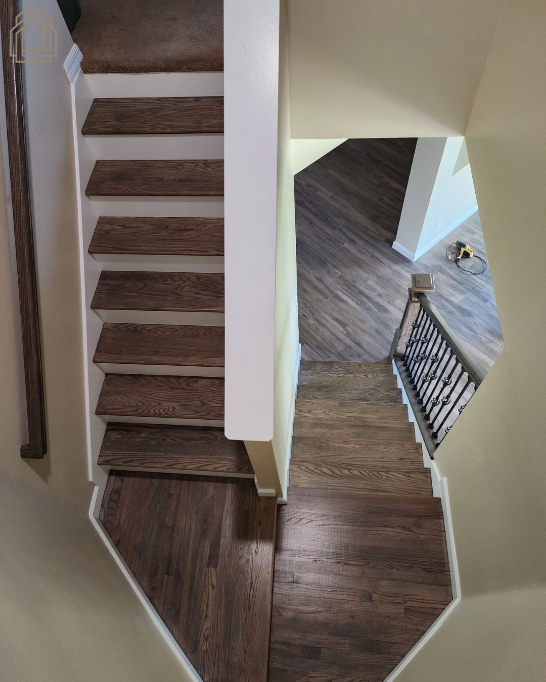 wood stair treads
staircase remodel
custom carpentry
stair renovation
finish carpentry
interior remodeling
hardwood stairs
custom millwork