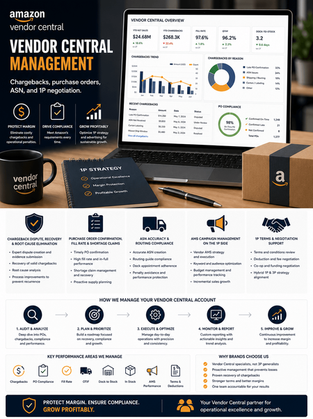 Amazon Vendor Central management