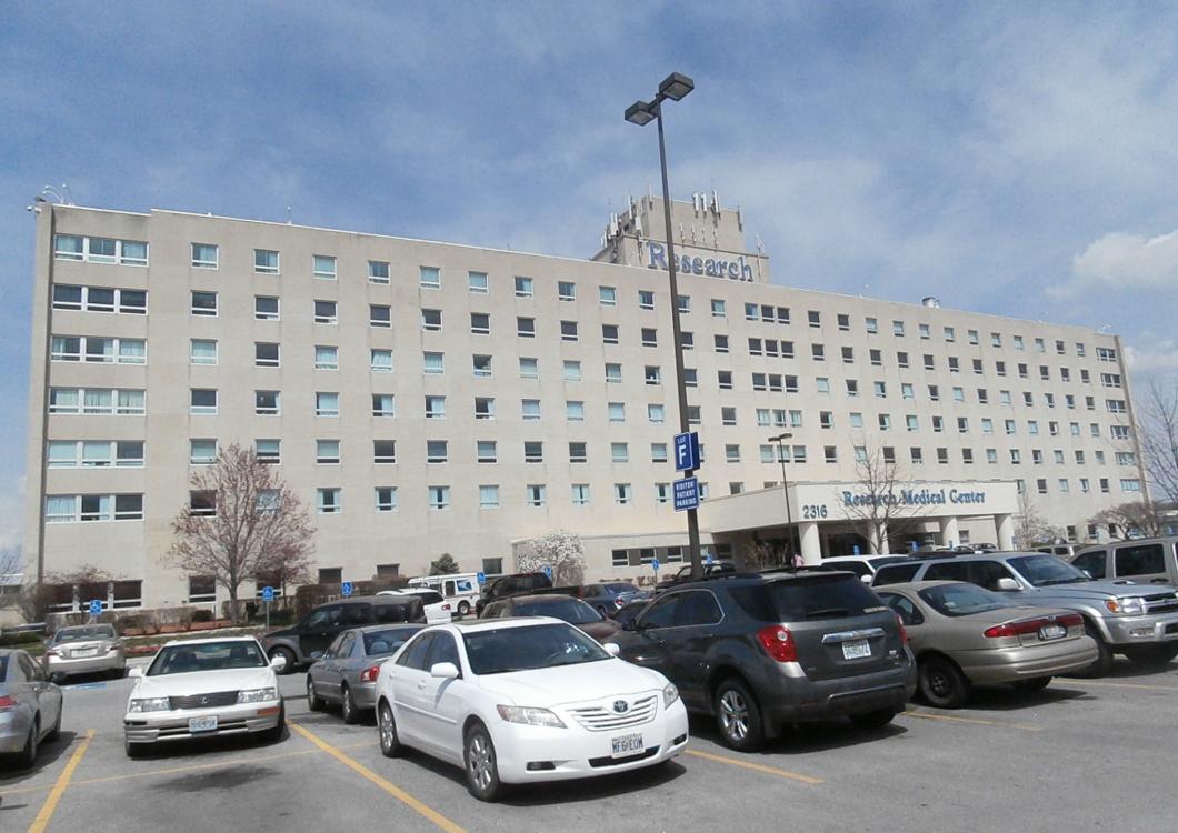 Research Medical building after receiving new paint.
