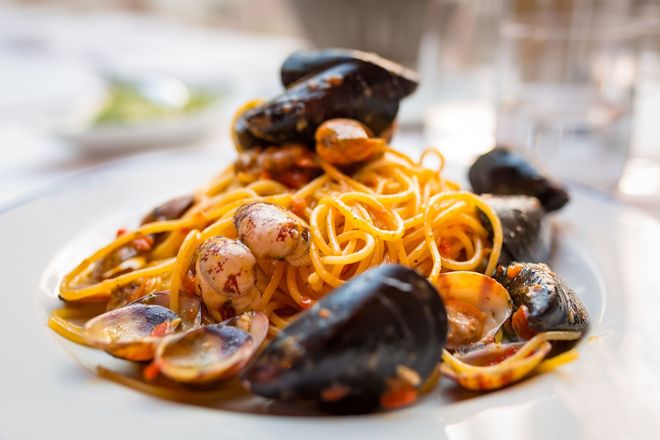 spaghetti ai frutti di mare