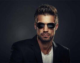 Safety Lenses — Portrait of Men Wearing a Sunglasses in San Rafael, CA