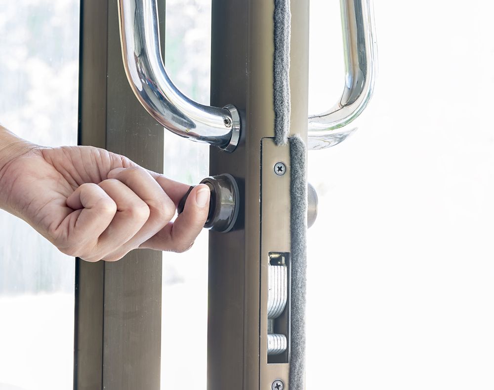 Opening A Door — Ezi Slide - Glass, Sliding, Track & Security Doors Repair in Tweed Heads, NSW