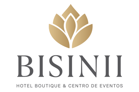 El logo del hotel boutique bisinii y centro de eventos