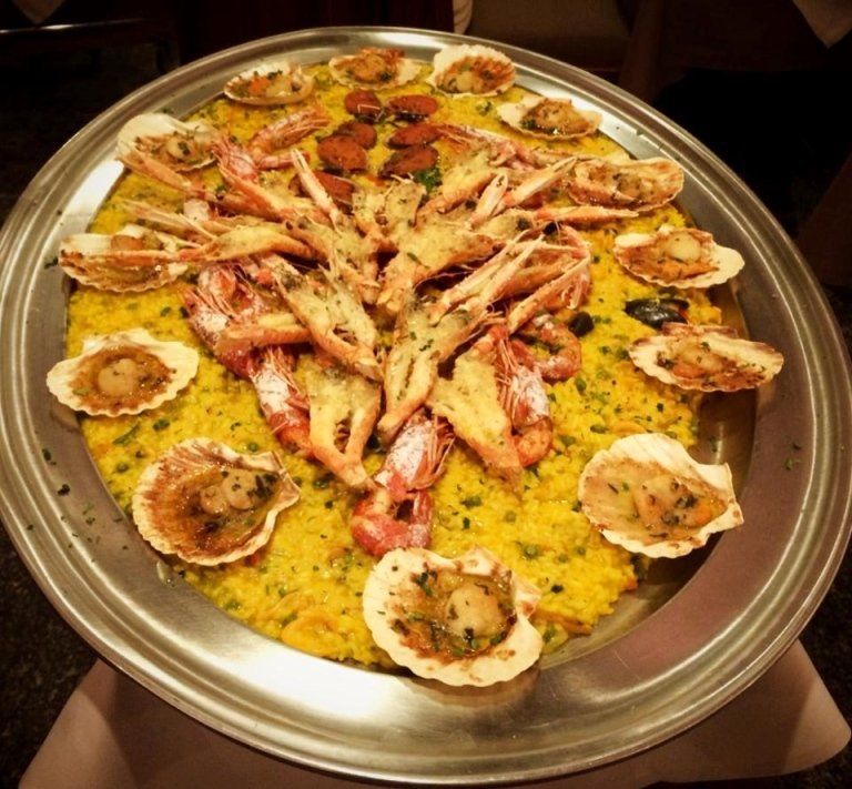 Paella di pesce