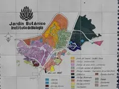 Map of the Jardin Botánico.