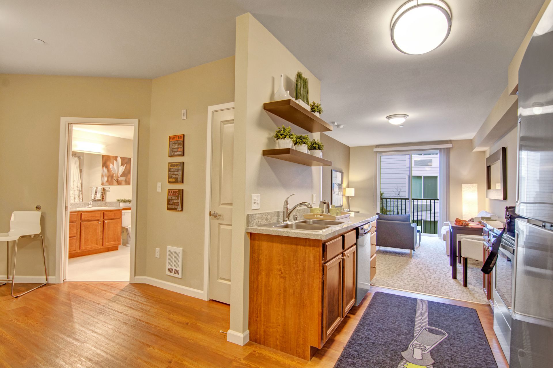 apartment floor plan.