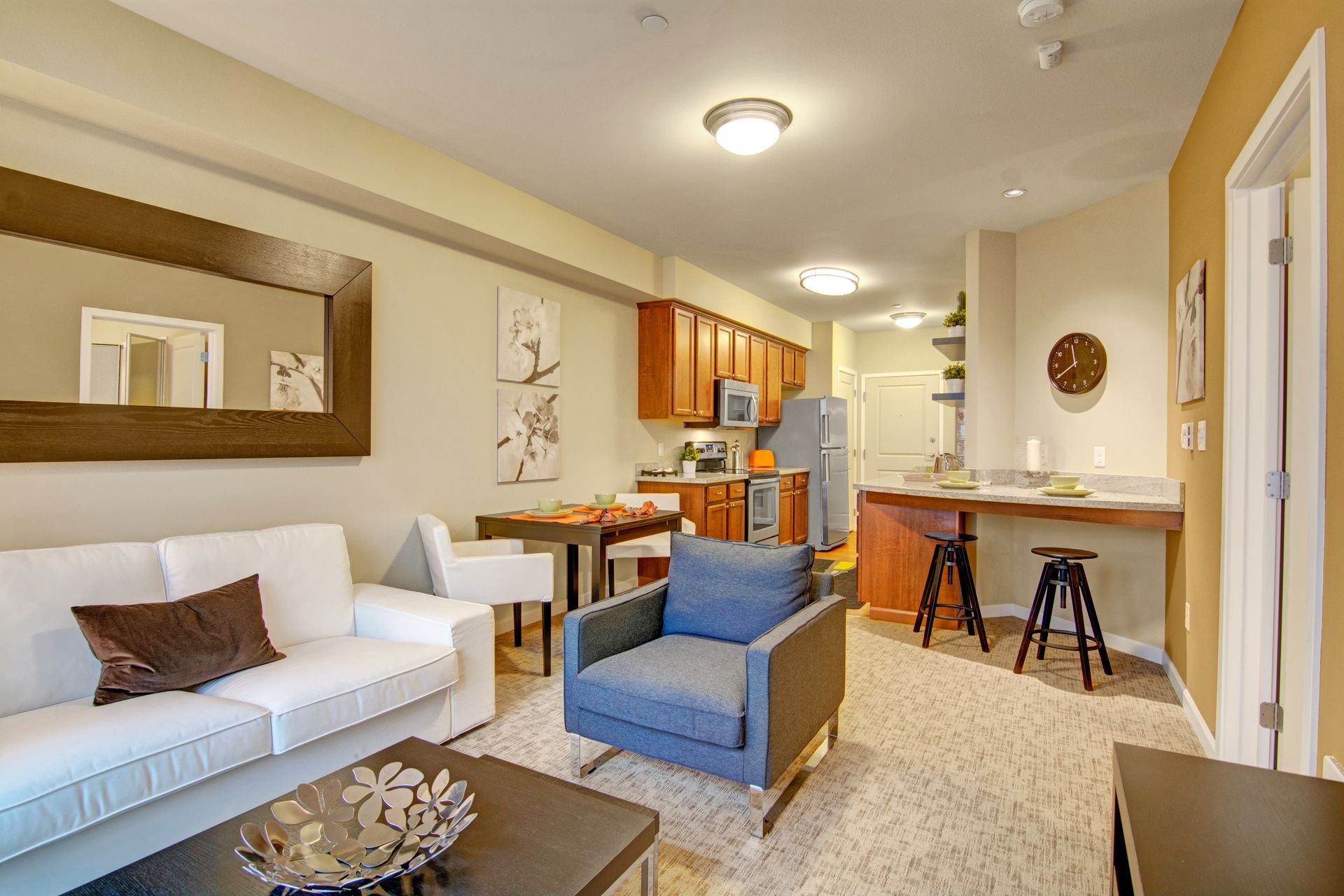 apartment floor plan.