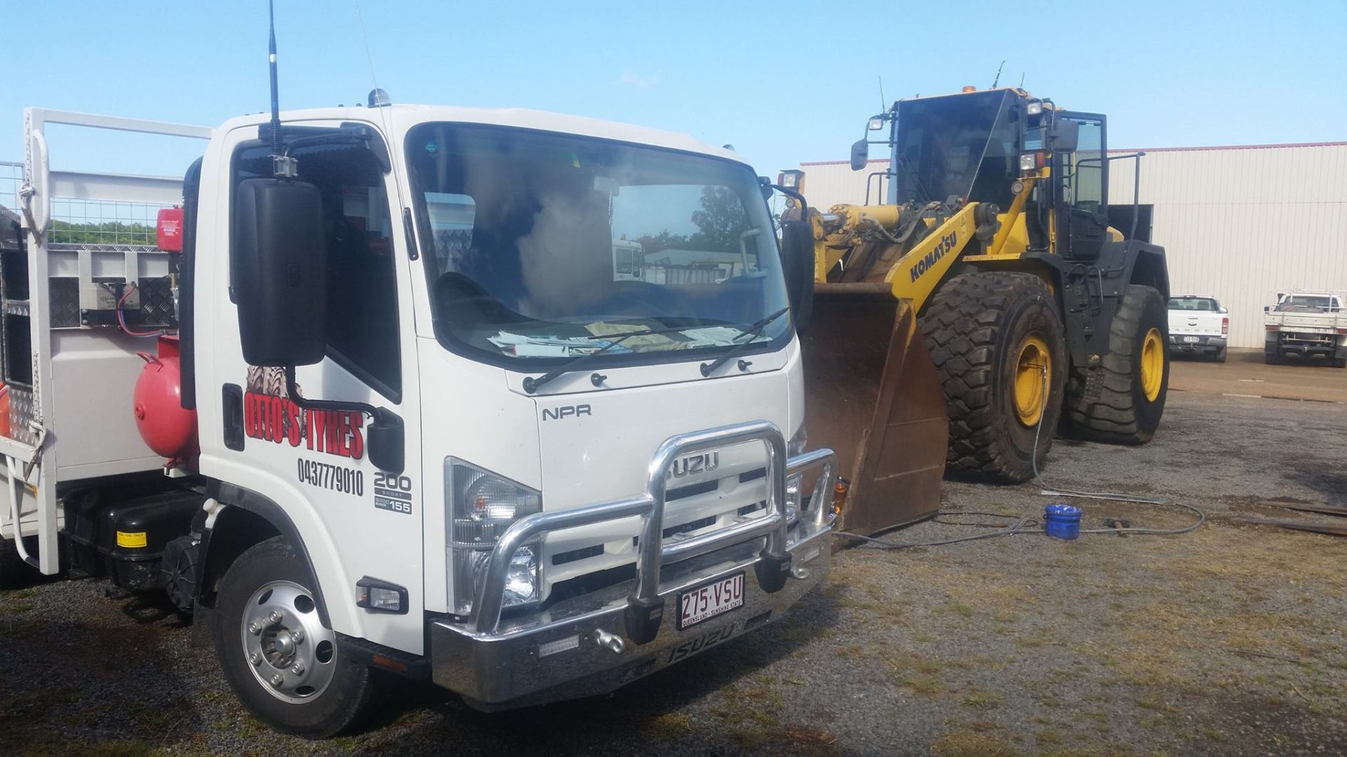A White Truck — Otto’s Tyres in Ingham, QLD